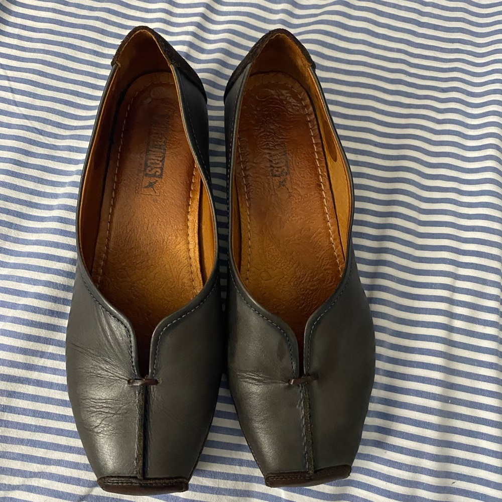 Pikolinos real leather size 37 dark brown